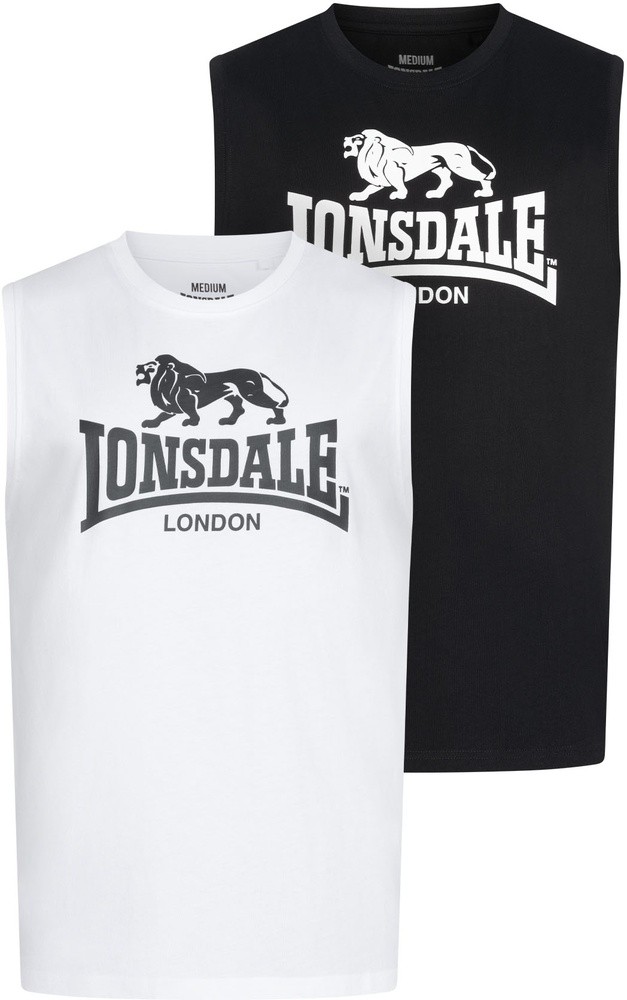 Lonsdale Rolleston rmelloses T-Shirt Normale Passform Doppelpack 7390₽