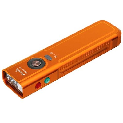 Fenix E06R Pro RG orange   Taschenlampe mit Rotlicht & Grünlaser, 1600 lm, USB-C