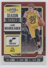 2023 Contenders Optic Season Ticket International Red Prizm Lauri Markkanen pe8