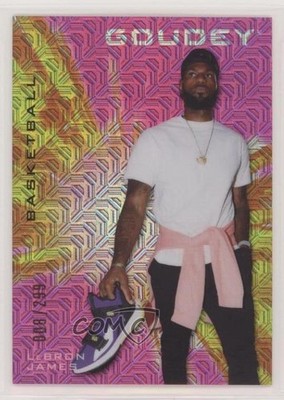 2021 Goodwin Champions Goudey Platinum Pink Traxx 8/299 LeBron James #G50 07qw