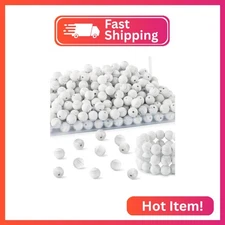 HHCFAST 160Pcs 12mm Silicone Beads for Keychain Making Bracelet Necklace, Bulk R