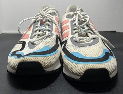 Adidas ZX-750 HD Size 10 Shoes FV2872 White Pink & Blue Men's | eBay
