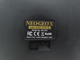 SNK NEO GEO X GOLD Limited Edition Console Arcade Stick Used Working Japan