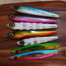 Hayabusa Jack Eye Air & Saltiga Leaf Metal Jig 7 Set