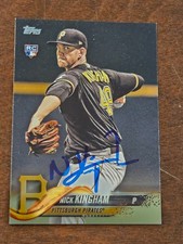 2018 Topps NICK KINGHAM Pirates In-Person Signed  AUTO