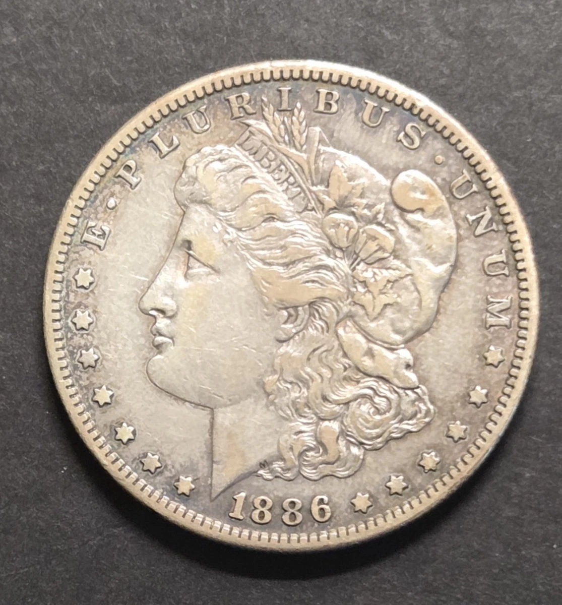 1886 Morgan Silver Dollar MS62モルガンダラー118 1886 Morgan Silver