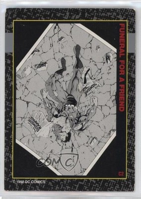 1992 SkyBox Doomsday: The Death of Funeral for a Friend Superman #C2 0h3w
