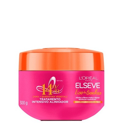 Elseve - Liso dos Sonhos - Creme Tratamento Intensivo Alinhador 300Gr - 10.58Oz