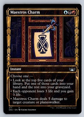 Maestros Charm (Showcase) 317 Streets of New Capenna Magic: The Gathering NM