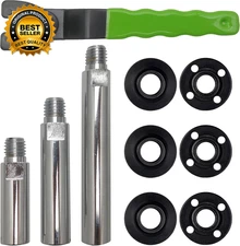 5/8"-11 Angle Grinder Extension Shaft Connecting Rod with Grinder Adjustable
