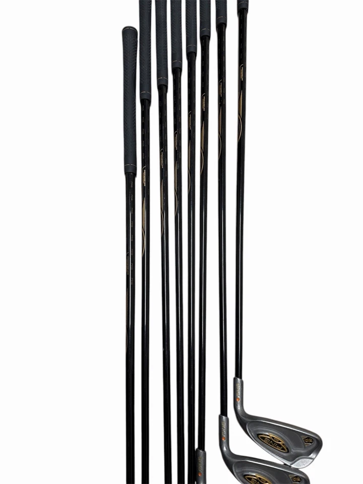 Juego de Plancha Ping G10 W-9 Punto Naranja Regular Flex Acero Hombre Derecha Excelente Estado Foto 4 de 4