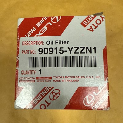 ユーロアジア 15T 17T Engine Oil Filter TOYOTA 90915-YZZN1 Made In Thailand Fits LEXUS