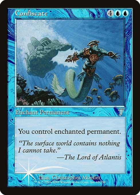Confiscate NonFoil Seventh Edition 65 * NM MTG