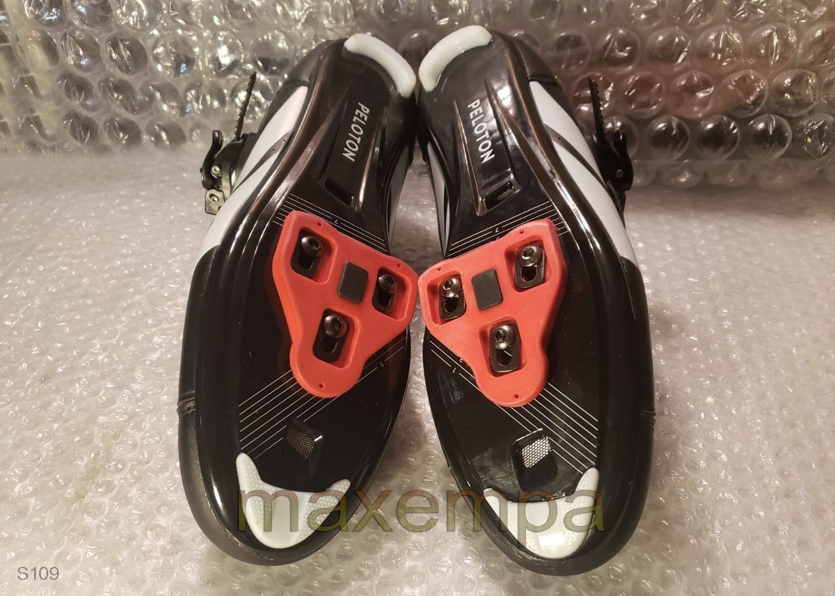 Peloton PL-SH01 Indoor Cycling Cleat Compatible Shoes Size 46 Black Red Peloton Cycling Black Red Sports Shoes with Cleats PL-SH-B  main image 4