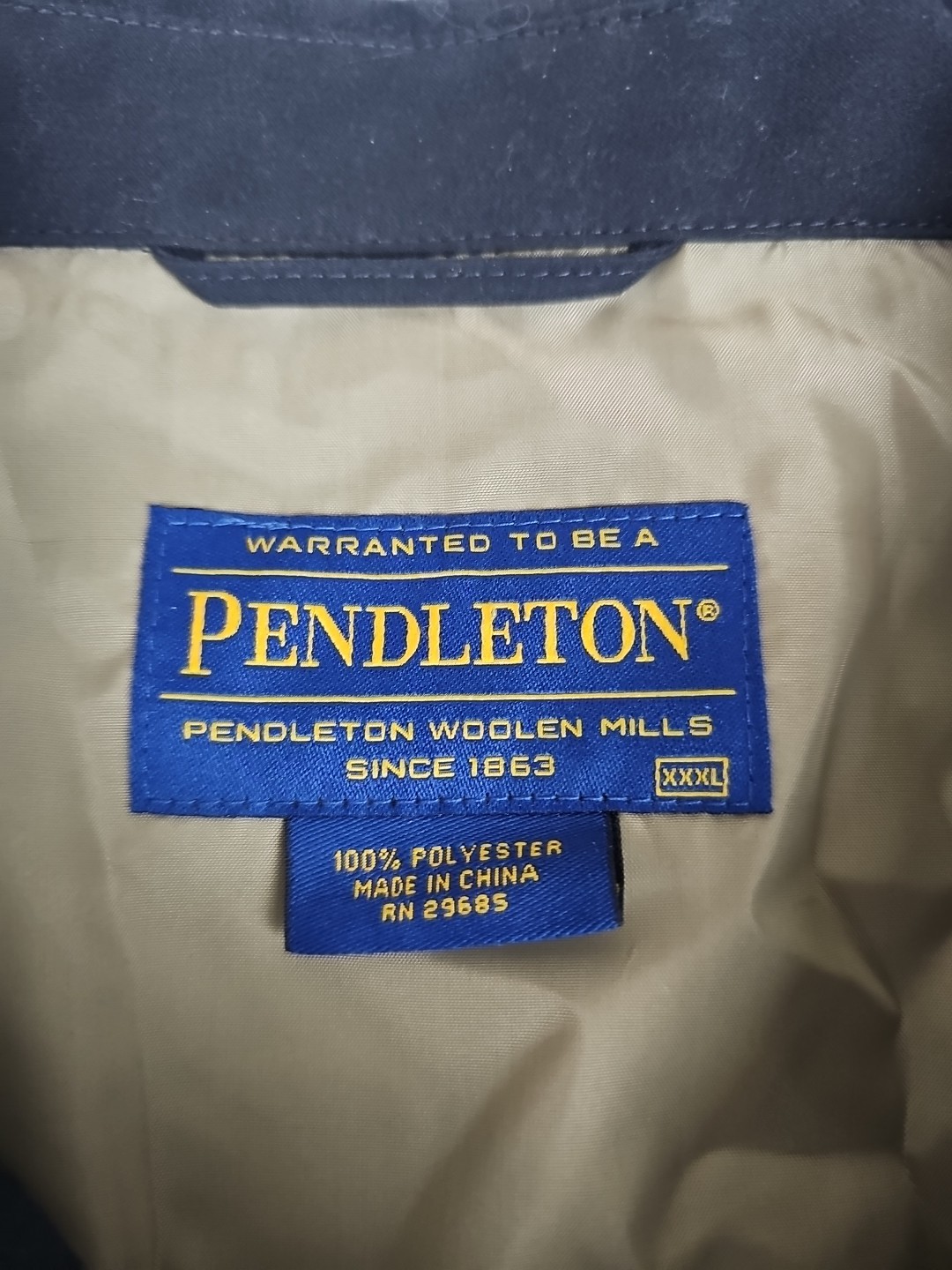 Pendleton Jacket Chief Joseph Pattern Blue Mens S… - image 7