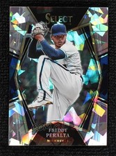 2022 Panini Select Premier Level Cracked Ice Prizm 9/25 Freddy Peralta #168 0i7t