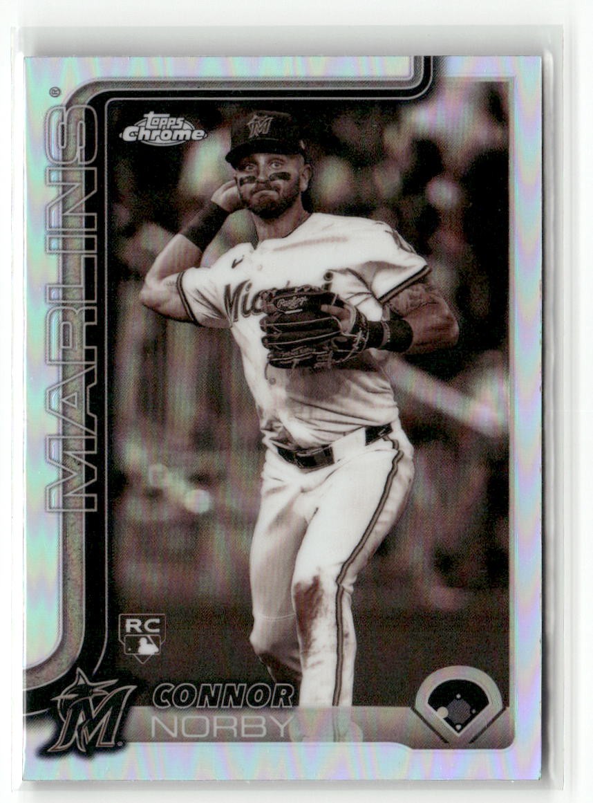 2025 Topps Chrome #199 Connor Norby Sepia Refractors RC ROOKIE SP