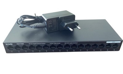 TEG1116M Switch 16 Port Gigabit Netzwerk Switch Wandmontage LAN Switch Unmana...