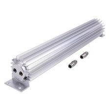 18" Universal Finned Aluminum Dual Pass Transmission Trans Oil Cooler