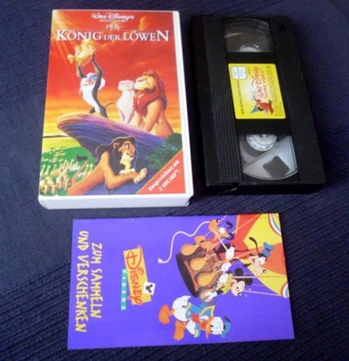 VHS Der König Der Löwen TOPP ZUSTAND Hologramm Second Hand Deluxe mit Infoblatt - Bild 1 von 4
