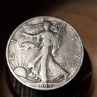 ½ Half Dollar Walking Liberty Silver Coin 1944 D Mint 50C KM#142 Denver