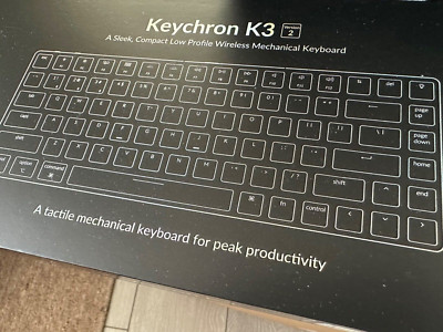 Keychron K3 V2 Wireless Mechanical Keyboard - Optical White Backlight Red Switch