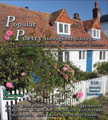 Popular Poetry: 92 Poems Sonnets 2 CD Claire Bloom Peggy Ashcroft Marius Goring
