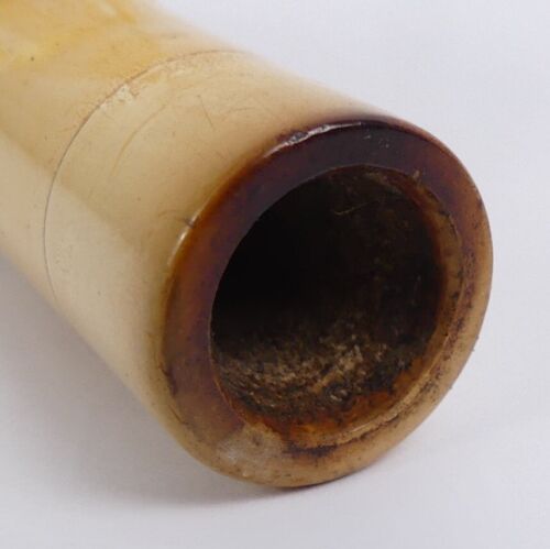 VIKTORIANISCHER GESCHNITZTER MEERSCHAUM HUMMER DESIGN STEROOT HALTER BERNSTEIN MUNDSTÜCK - Bild 5 von 6