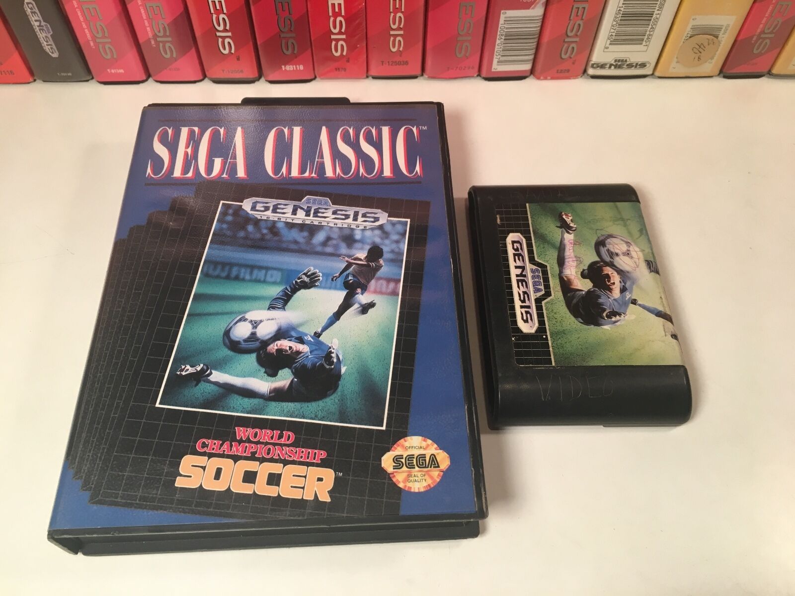 Classic Game Room HD - WORLD CHAMPIONSHIP SOCCER on Genesis 