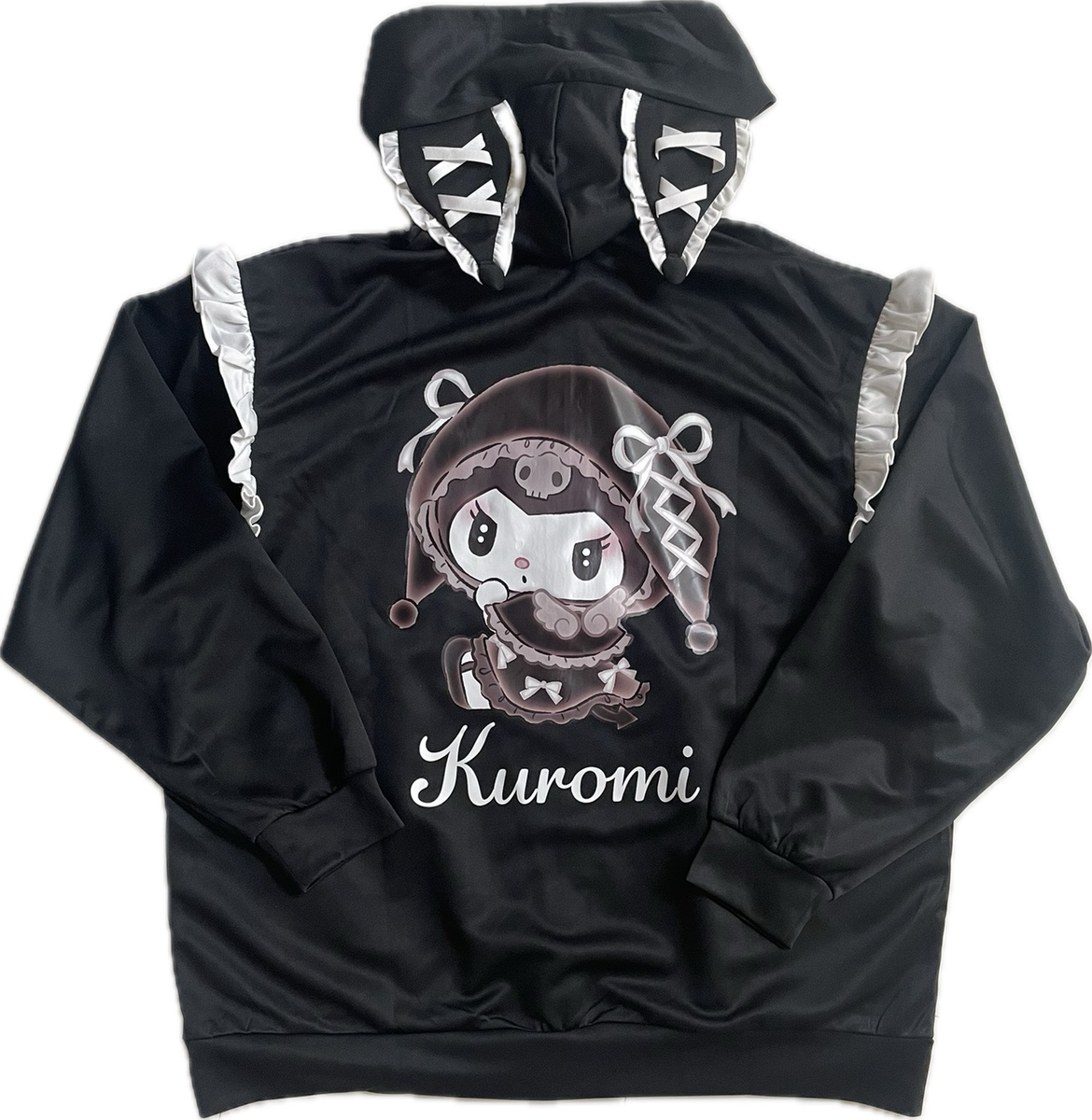 Sanrio Moonlit Kuromi Melokuro Sweatshirt Hoodie M-size・ L-size