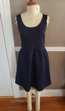 Beautiful Navy Blue Sleeveless Anthropologie Dress By Maeve!! Size Medium!!