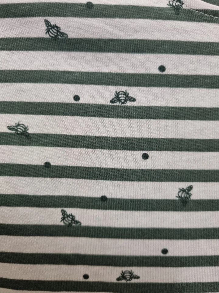 Trespass  Penelope Style Yellow or Green Striped Bee Print  T-Shirt - Image 4 of 4