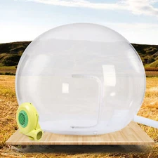 3M Transparent Dome Inflatable Eco Home Tent With Quiet Air Bower For Camping US