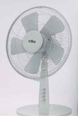 CILIO Standventilator Tischventilator Vento Ø 35 cm 49,5 cm Höhe Weiss NEU