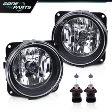 Fit For 03-04 Ford Cobra 05-07 Escape Fog Lights Clear Lens Front Bumper Lamps