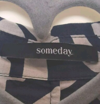 Someday, Bluse, Hemdbluse, Gr. S, Oversized, Dolman Sleeves, Semi Sheer, Neu