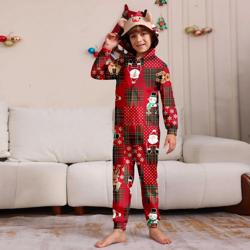 Family Matching Christmas Pyjamas Adult Kids Mum Dad Kids Children Baby - Picture 9 of 10