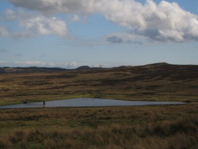 Photo 6x4 Kilmacolm High Dam Blacketty Water Craig Minnan is the hill dea c2007