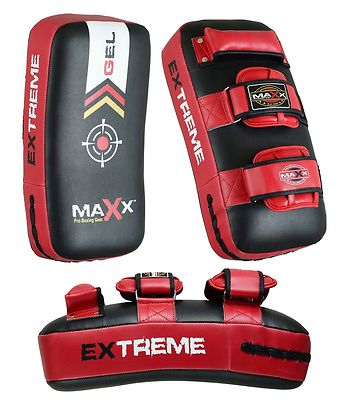Maxx® 1-Pair Thai Kick Boxing Strike Curved Arm Pads – Muay Thai Focus MMA Punch Shield