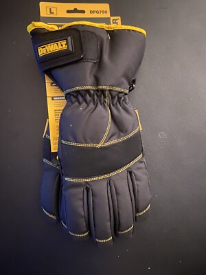 DeWalt Cold Weather Insulated Work Gloves DPG750 Large Winter
