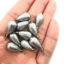 10X DropShot Weights Egg Leads Sinkers LRF Soft Lures Fishing Perch Hooks 3.5-7g