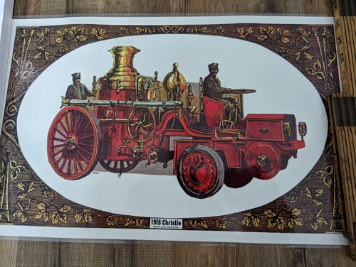 Firefighter Vintage Prints Lot - Picture 13 of 22