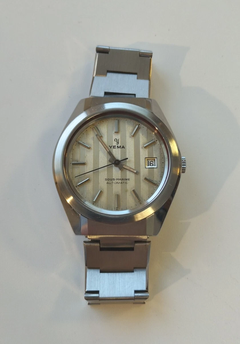 Montre ancienne YEMA sous marine automatic ref 71174 bracelet eBay