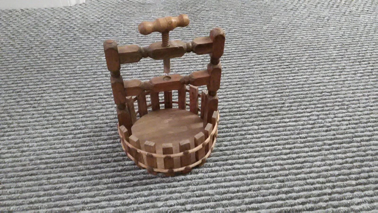 Vintage Walnut Nut Cracker kitchen household decorations kitchenalia props