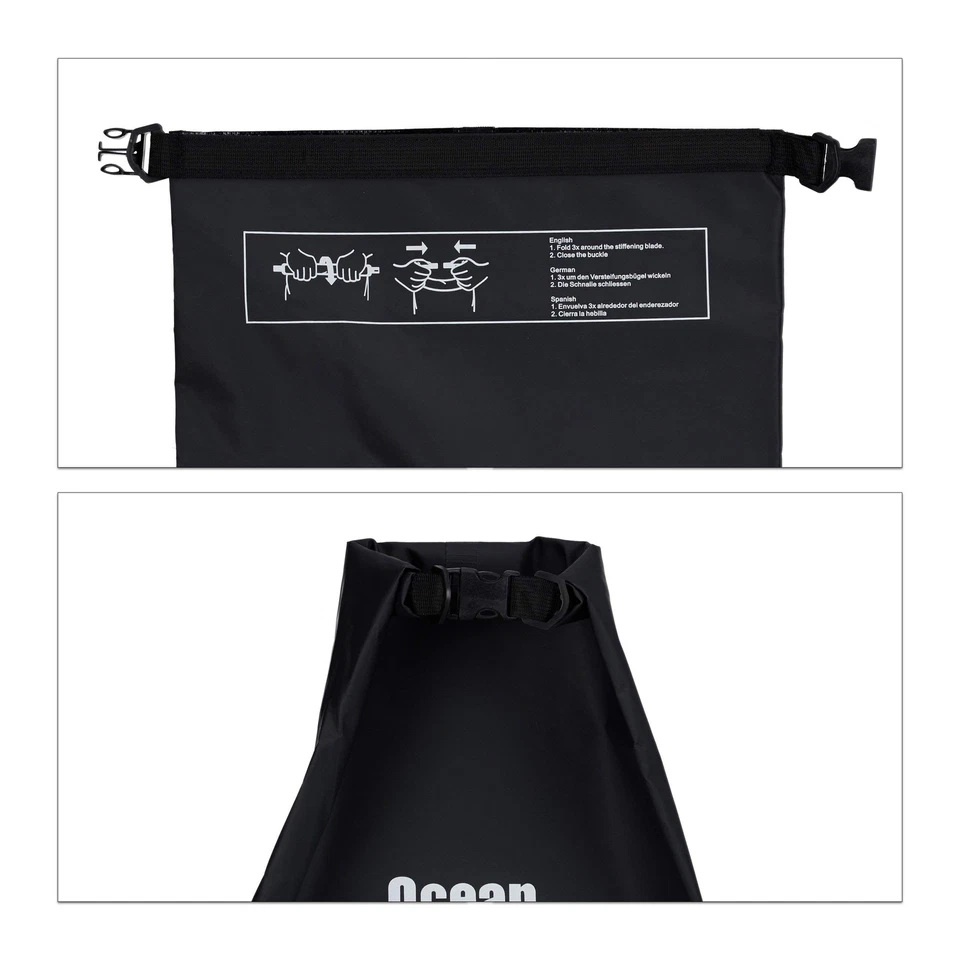 Ocean Pack 10 L wasserdichter Dry Bag ultraleichter Trockensack für Segeln Ra... - Bild 4 von 4