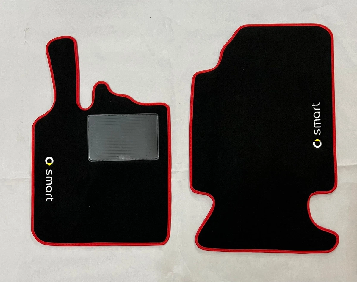 Tappetini auto ANTHRA in velluto per Smart ForTwo I