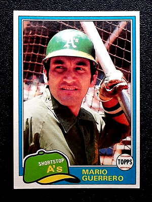 MARIO GUERRERO 1981 TOPPS #547 NRMINT+ 65844 | eBay