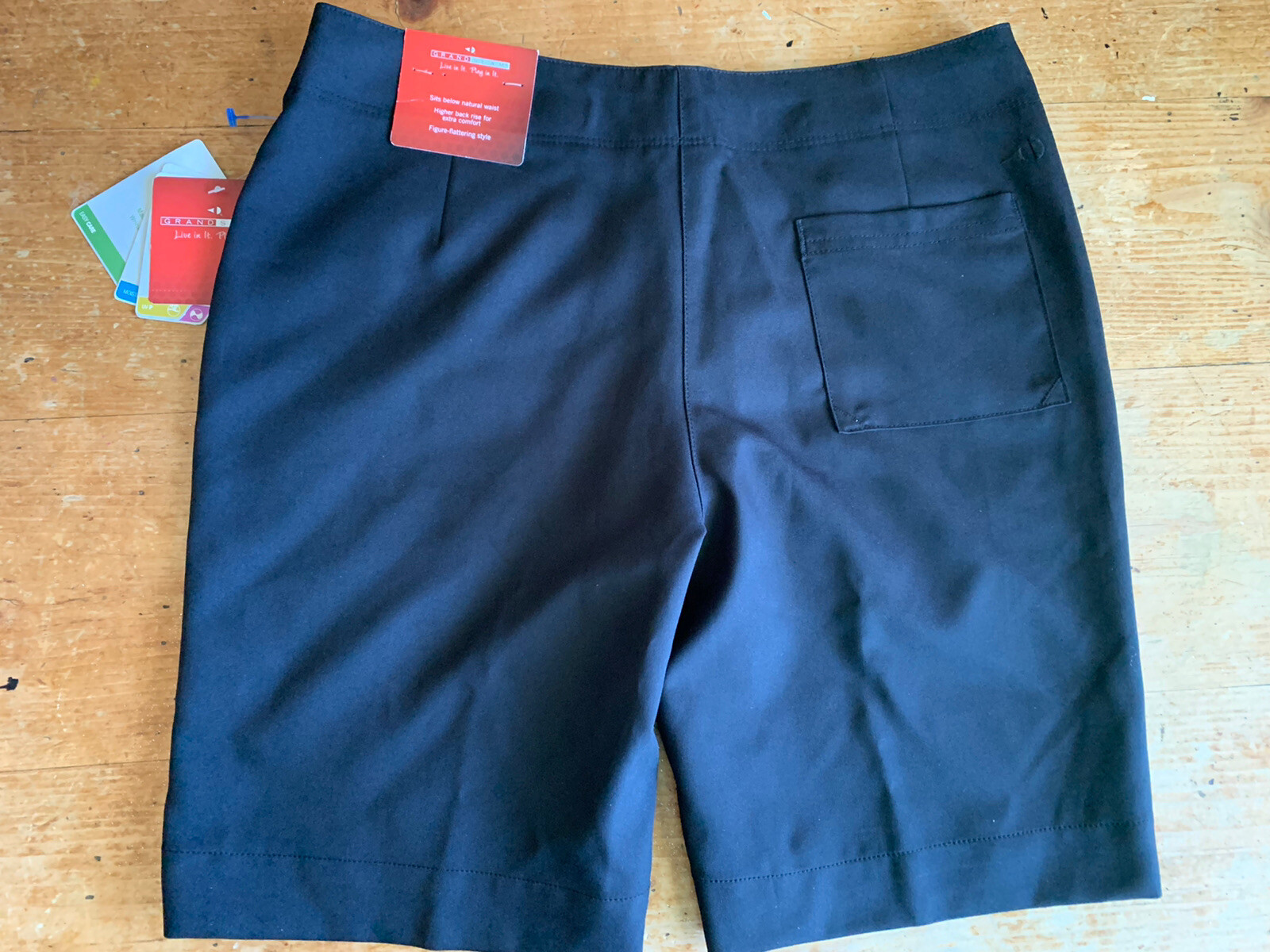 NWT Grand Slam Women's Golf Shorts Black Size 4 Bermuda Athletic B73 eBay
