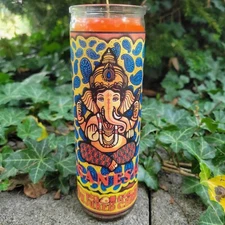 Ganesh Altar Candle-Removes Obstacles, Draws Opportunity, Good Fortune