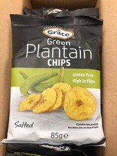 Grace Green Plantain Chips (Salted) 9 x 85g -£14.49